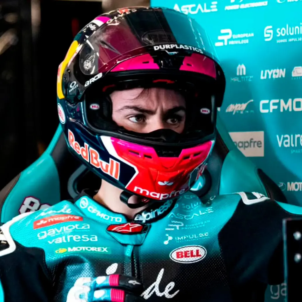 David Alonso es cuarto en el Mundial de Moto2 2026. FOTO: <b>Instagram David Alonso</b>