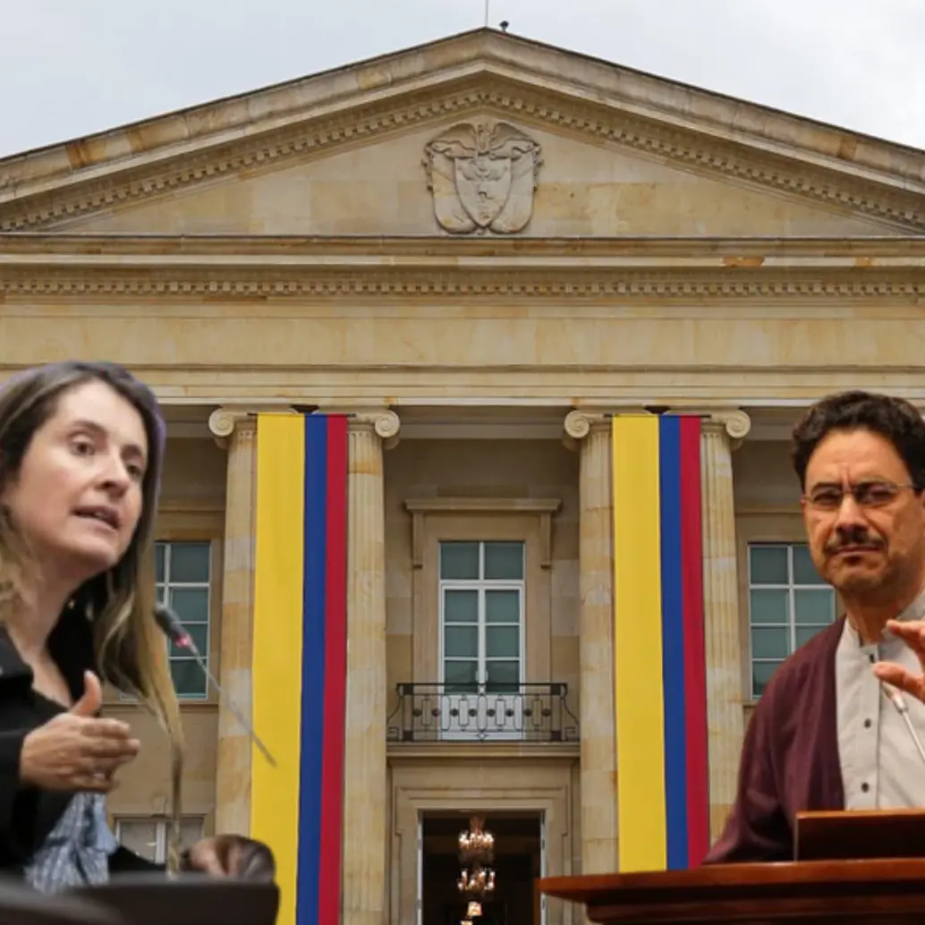 Candidatos a la presidencia, Paloma Valencia e Iván Cepeda. Foto: Colprensa