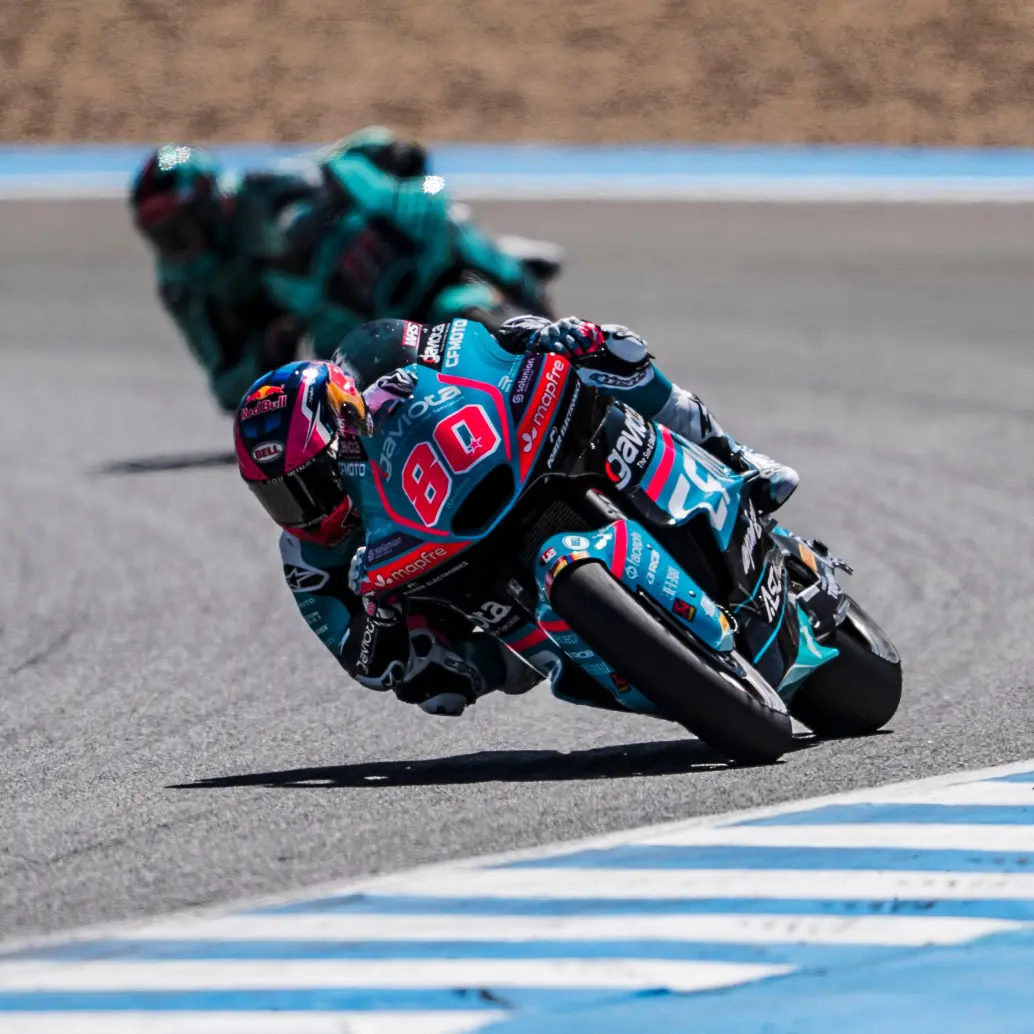 El motociclista colombo-español David Alonso ha tenido un año lleno de altibajos en lo que va de 2026. Foto: tomada del x de @AsparTeam
