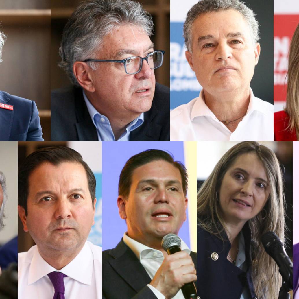 Son nueve los candidatos que conforman la Gran Consulta por Colombia. Foto: Colprensa.