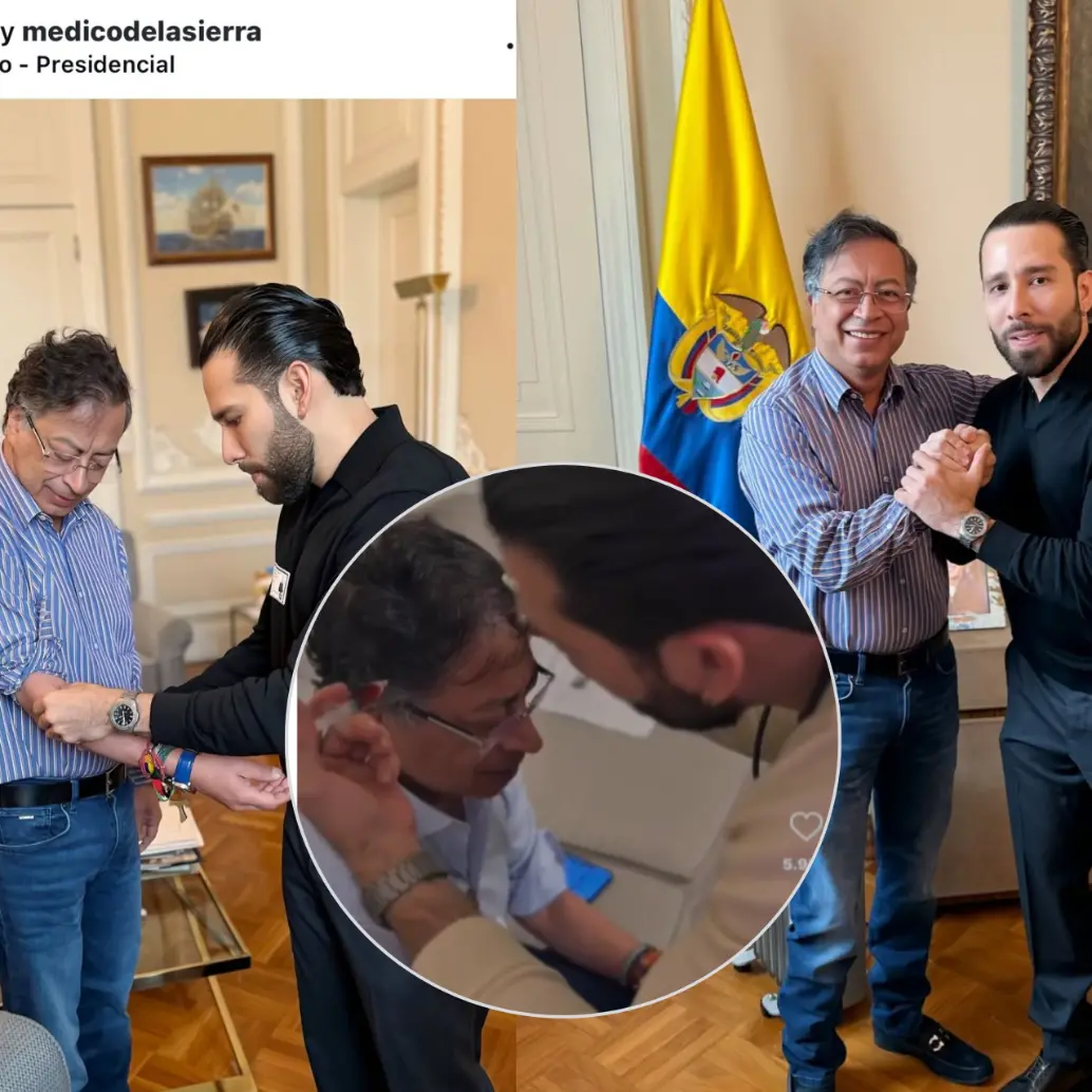 El doctor José Villafañe ha publicado en sus redes sociales sus consultas con el presidente Petro en la Casa de Nariño. FOTOS: @drjosevillaf