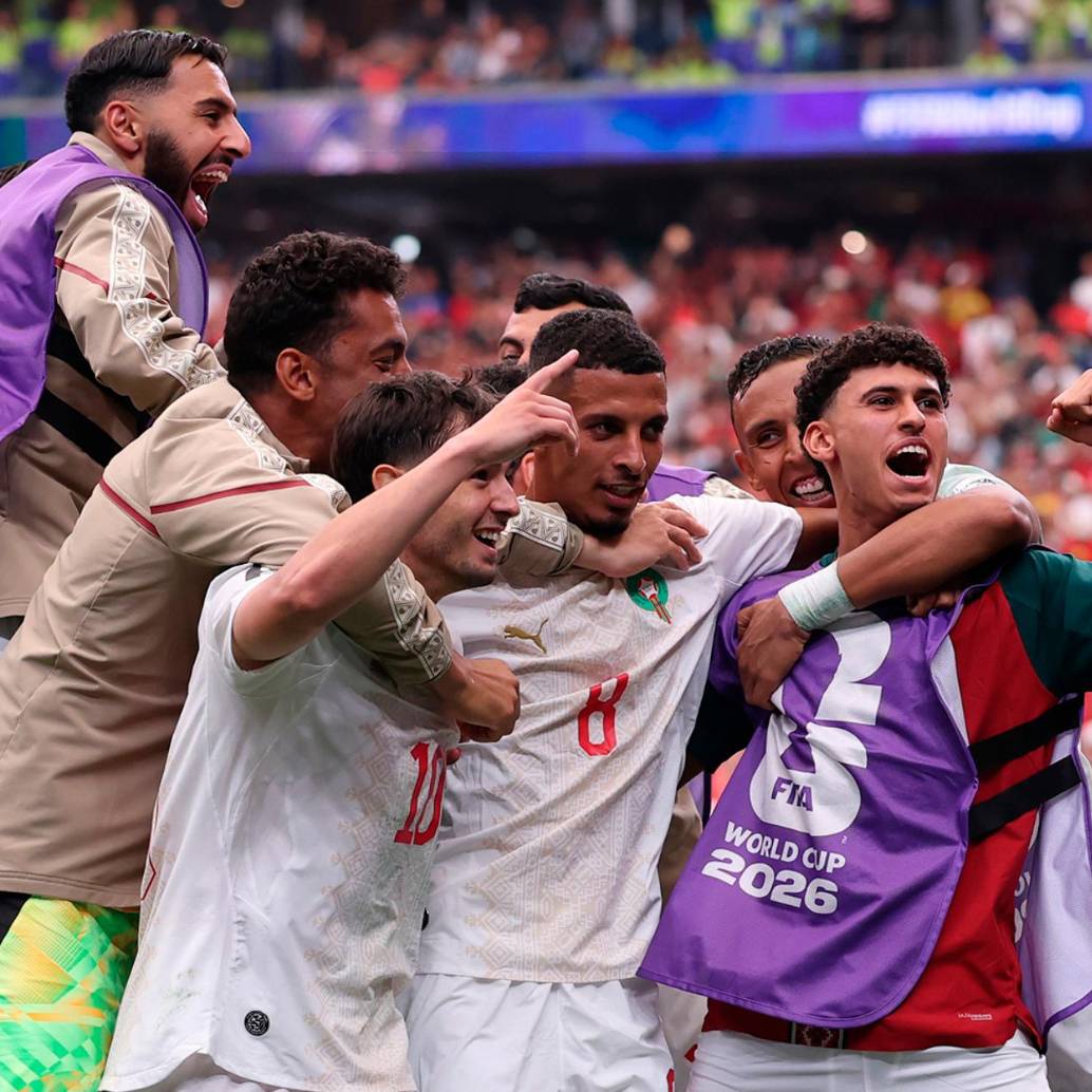 Ounahi marcó dos goles en la goleada marroquí. FOTO: <b>X En Maroc</b>
