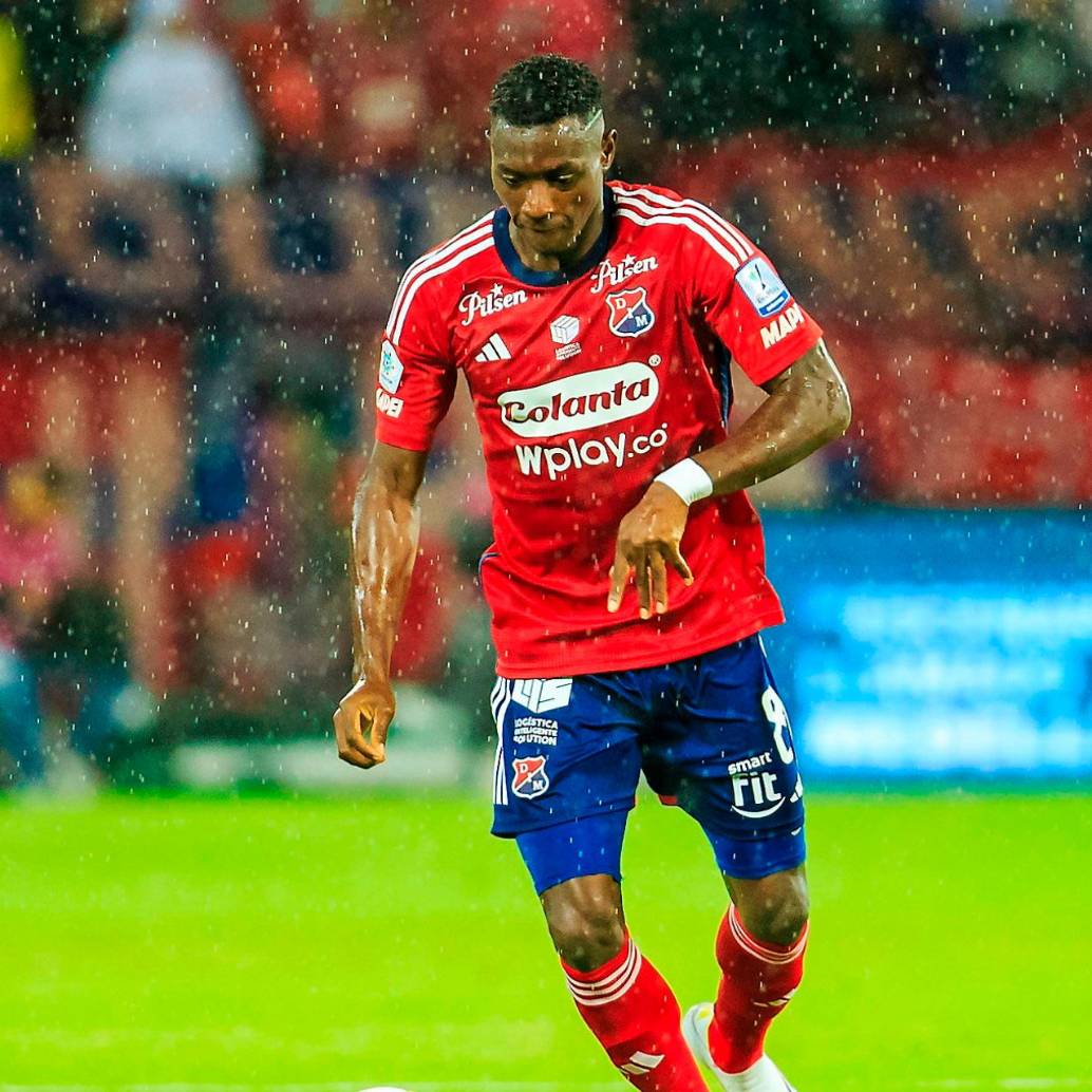 El delantero nariñense Ménder García, de 26 años, es uno de los futbolistas importantes en el planteamiento de Alejandro Restrepo. FOTO: CAMILO SUÁREZ