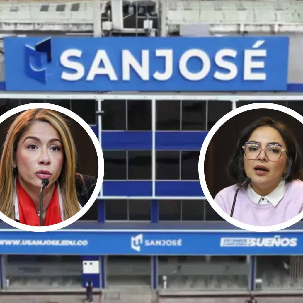 Catherine Juvinao y Jennifer Pedraza dijeron que las medidas anunciadas contra la San José son “insuficientes”. Foto: Fundación San José/Colprensa
