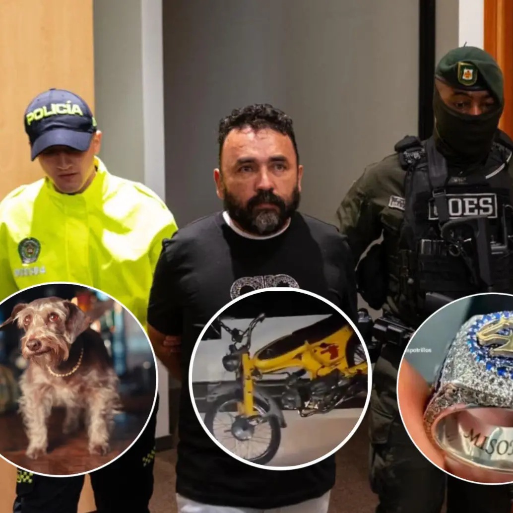 Luis Rolando Osorio Arévalo, conocido como alias Mison, fue capturado en Ecuador. Foto: Policía Metropolitana de Bogotá