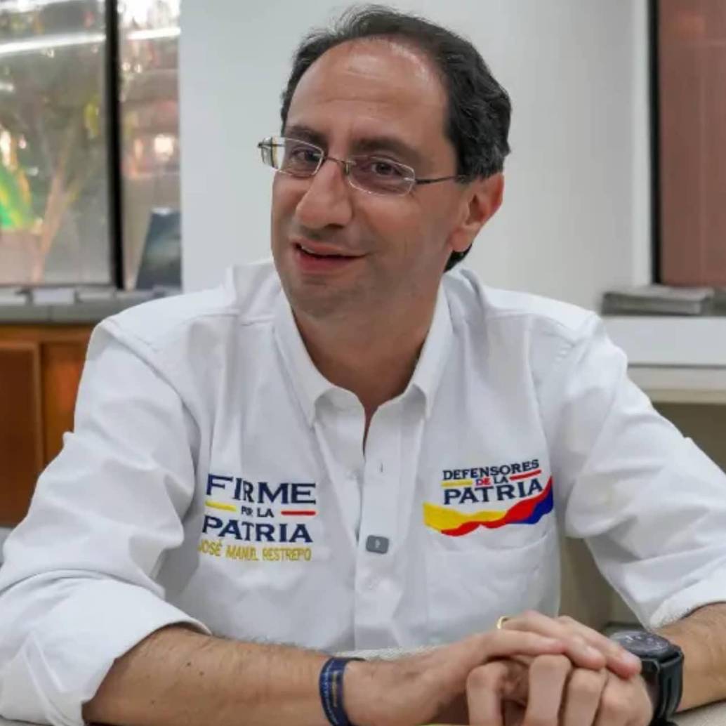 José Manuel Restrepo en una entrevista con EL COLOMBIANO antes de la primera vuelta presidencial. FOTO: EL COLOMBIANO.