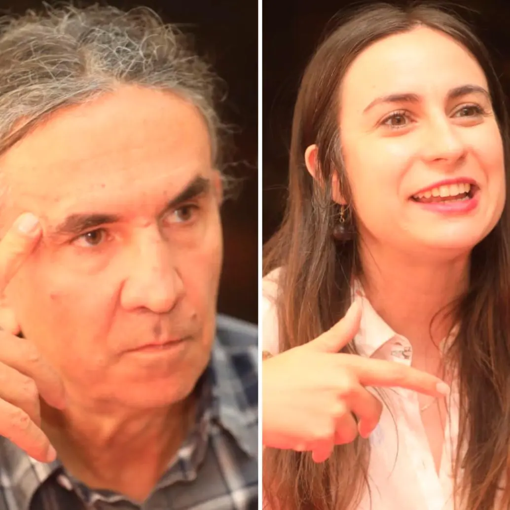El colombiano Juan Aurelio García y la española María Sánchez son algunos de los invitados del Festival de Poesía de Medellín 2025. FOTOS: Esneyder Gutiérrez