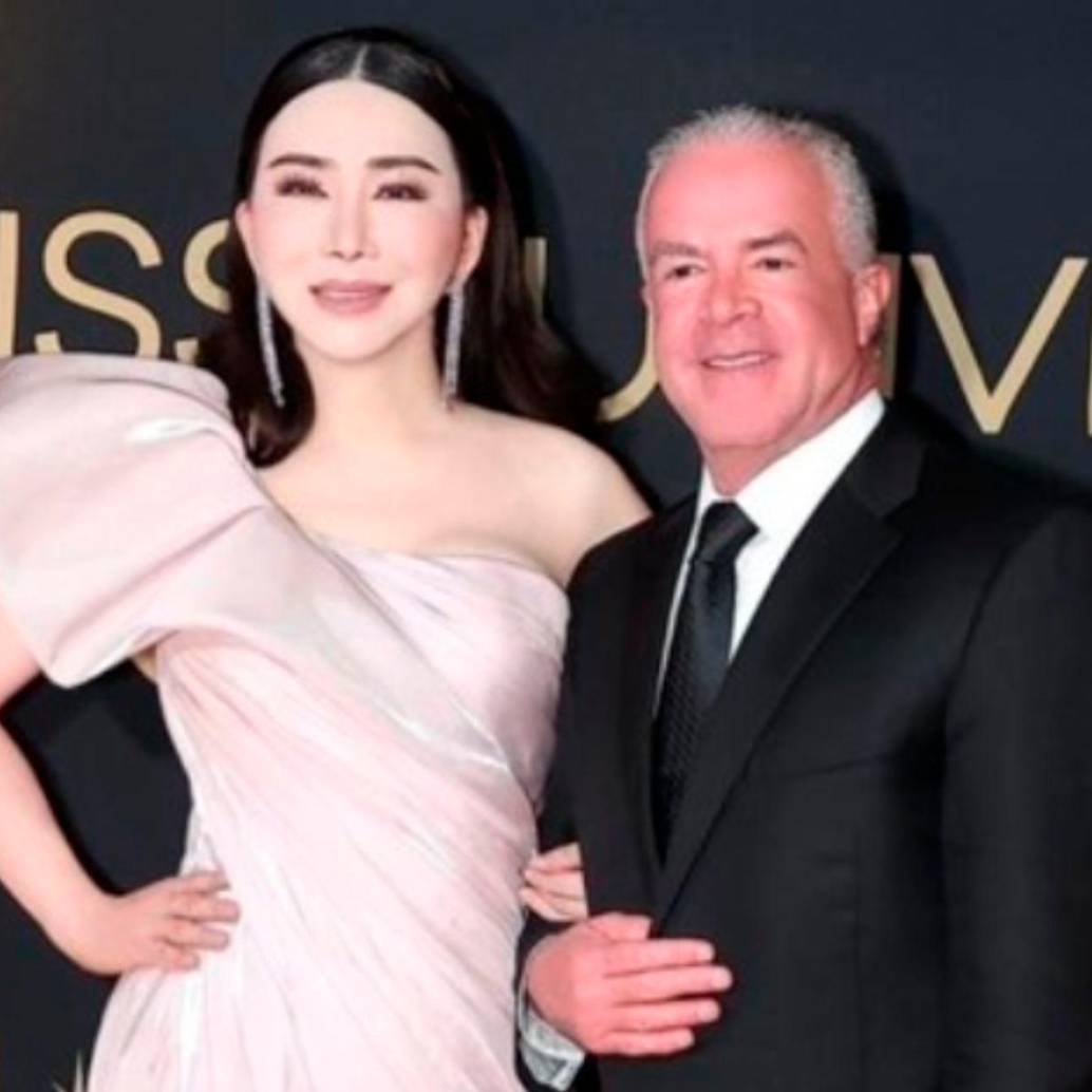  Jakkaphong ‘Anne’ Jakrajutatip y Raúl Rocha, propietarios de Miss Universo. FOTO: Cortesía Miss Universe