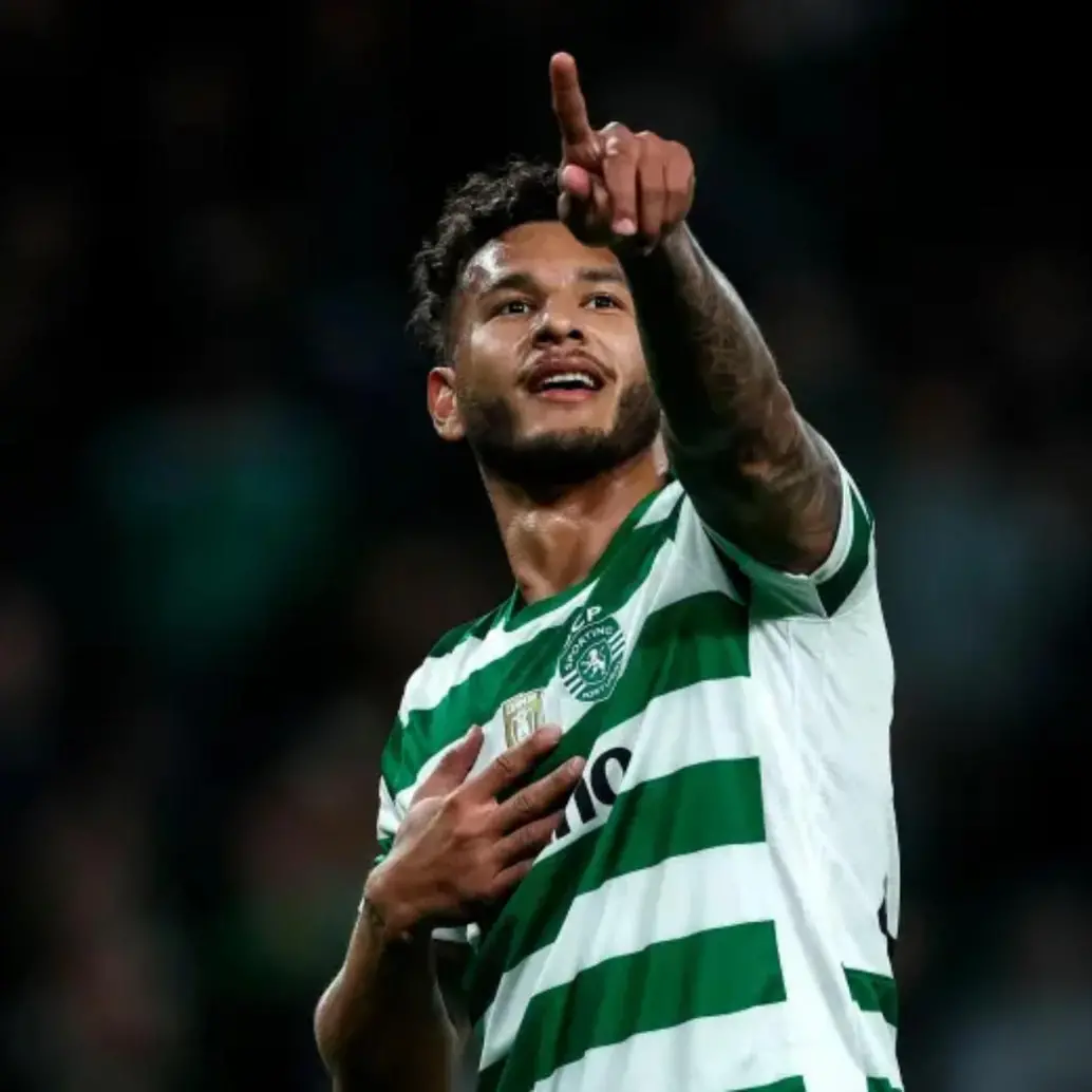 Pese a sumar cinco partidos sin marcar y enfrentar cuestionamientos sobre su estado físico, el delantero colombiano fue la pieza clave en el esquema defensivo que instaló al Sporting de Lisboa en la final de Copa. FOTO: Tomada de redes sociales @SportingCP