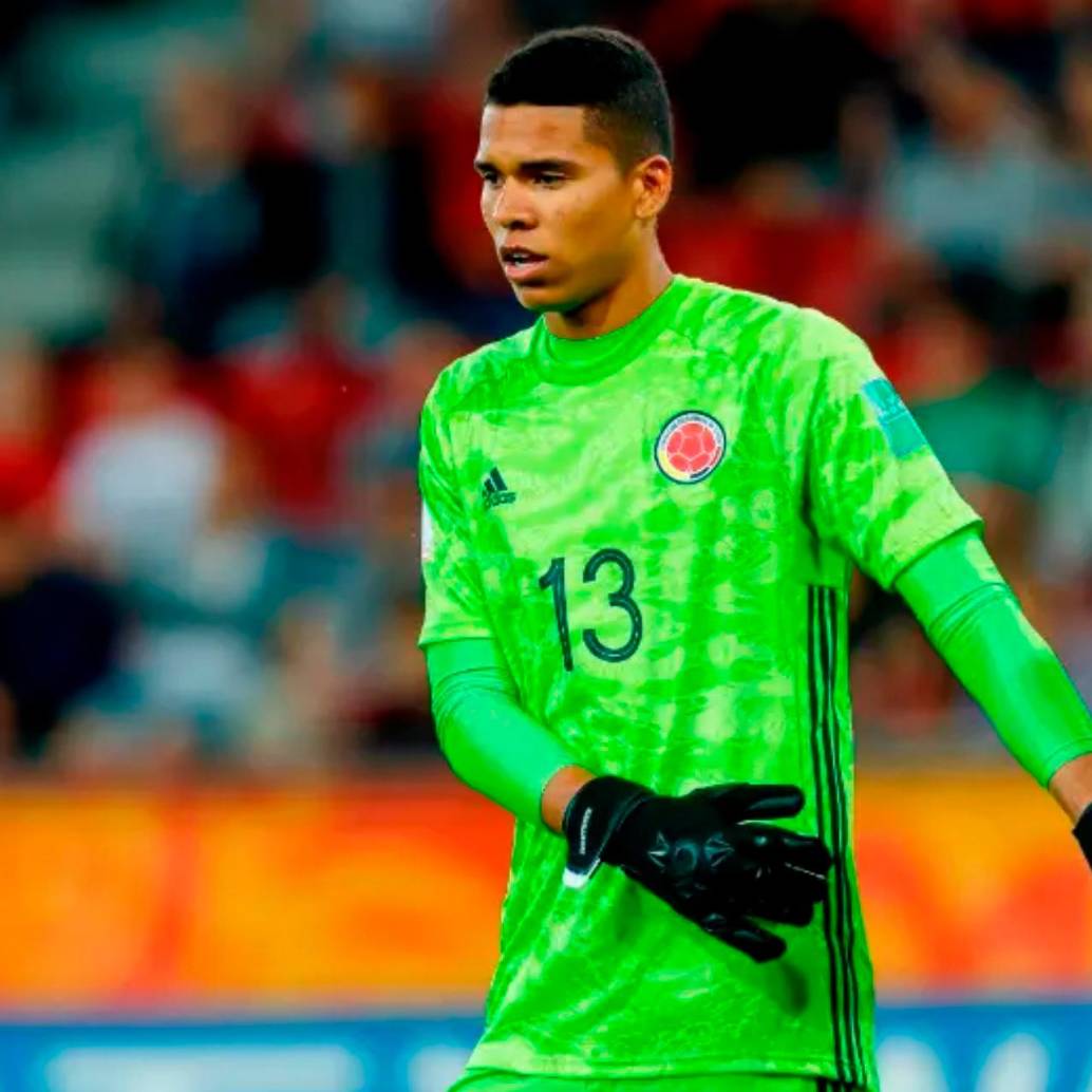 El arquero Kevin Mier, que juega en el Cruz Azul de la Liga mexicana, fue el guardameta titular en los duelos ante Perú y Argentina de julio pasado. FOTO: GETTY