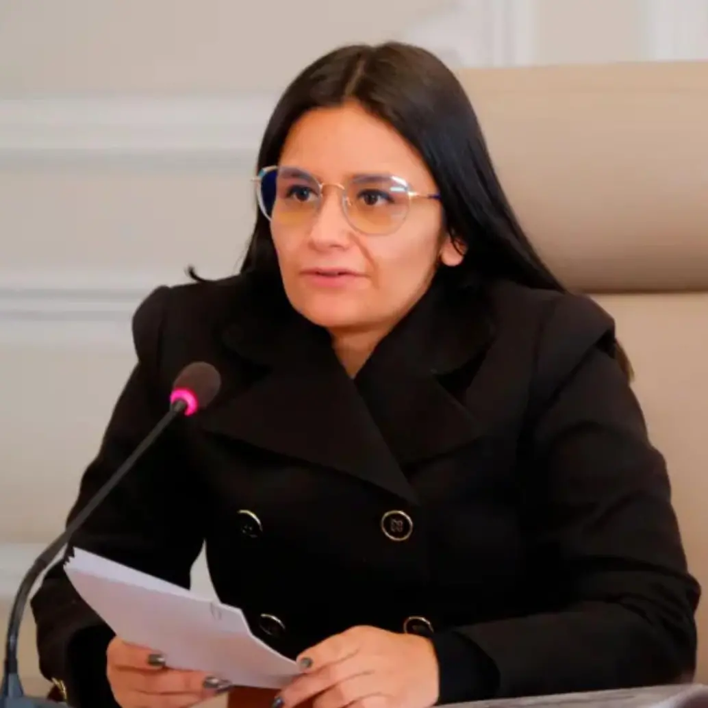Angie Lizeth Rodríguez, gerente del Fondo Adaptación, sigue en el Gobierno a pesar de los escándalos que ha revelado. Foto: Presidencia.