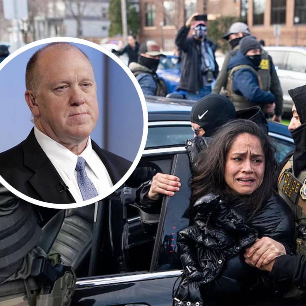 Bajo la presión de una reforma migratoria exigida por demócratas y un presupuesto al límite, la administración Trump ordena el retiro de agentes en el norte. FOTO: AFP y redes sociales @RealTomHoman