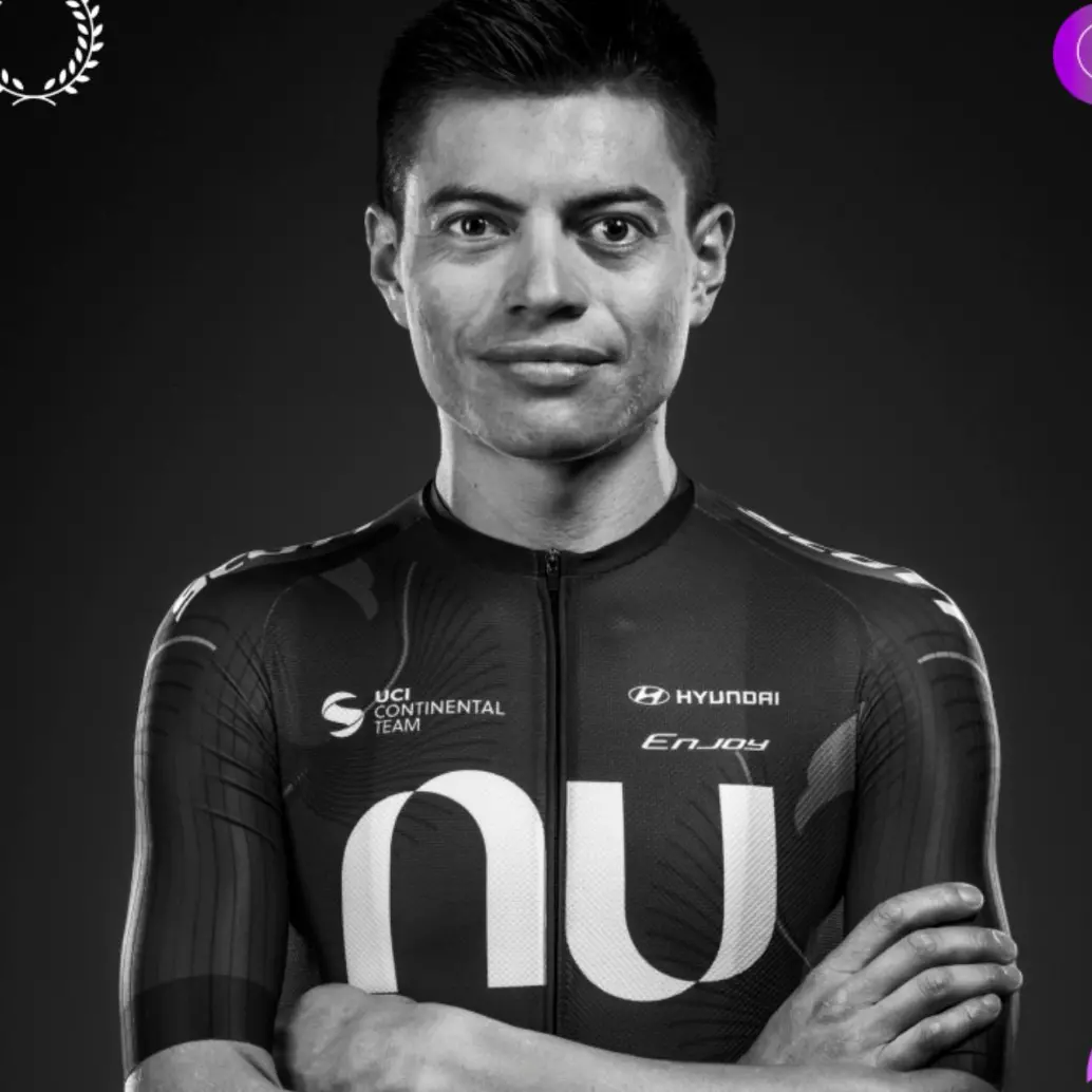 El ciclista Cristian Camilo Muñoz tenía 30 años. Cumplía su sueño de correr en Europa. Foto: tomada del Instagram de @equiponucolombia