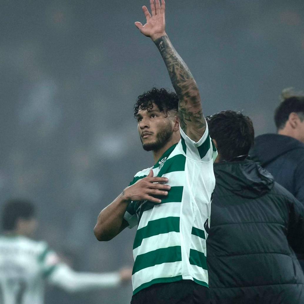 El delantero samario Luis Javier Suárez, de 28 años, es el goleador del Sporting de Lisboa esta temporada en el fútbol europeo. Foto: tomada del x de @SportingCP