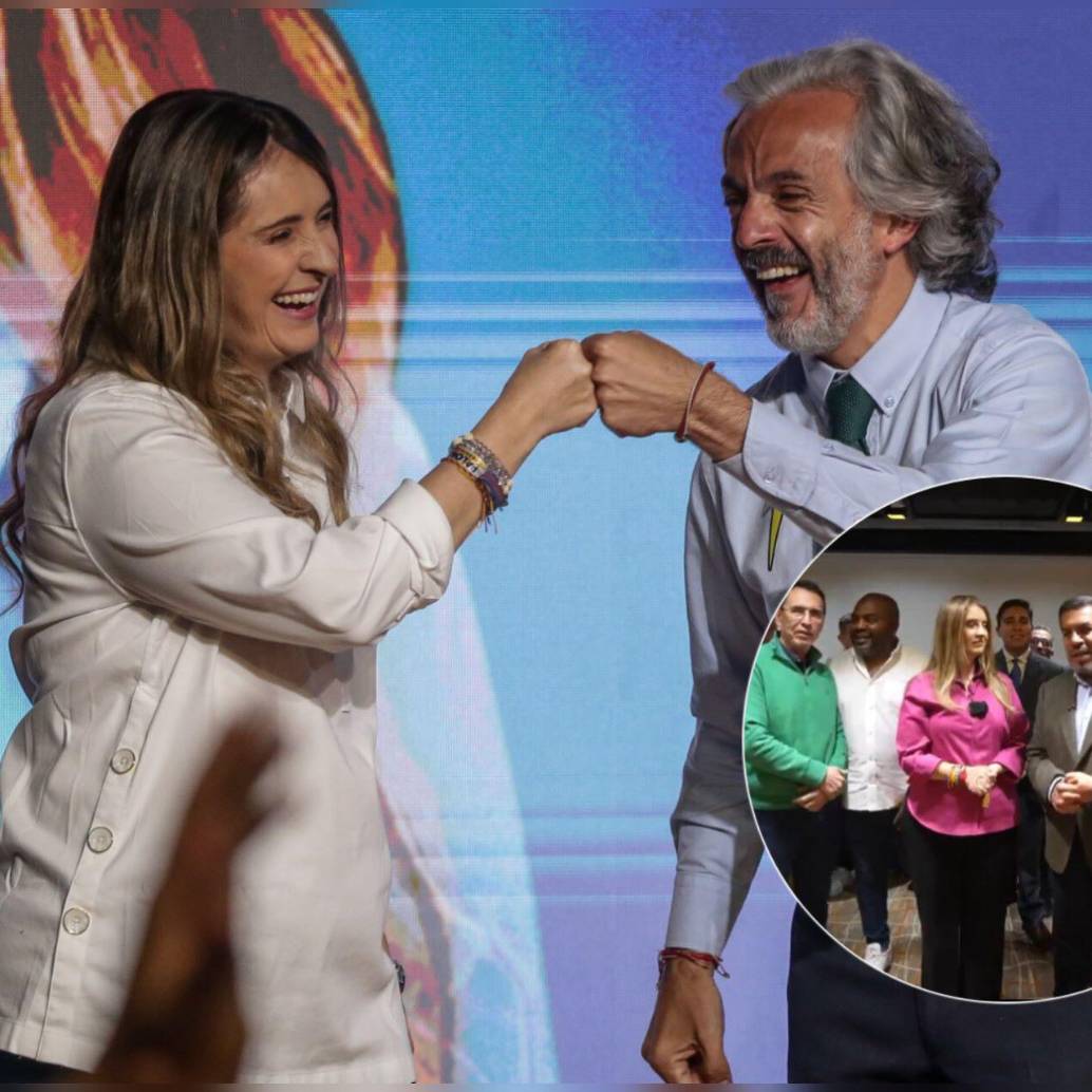 Paloma Valencia suma otro apoyo religioso en la recta final antes de la primera vuelta presidencial. Fotos: Colprensa y captura video redes sociales