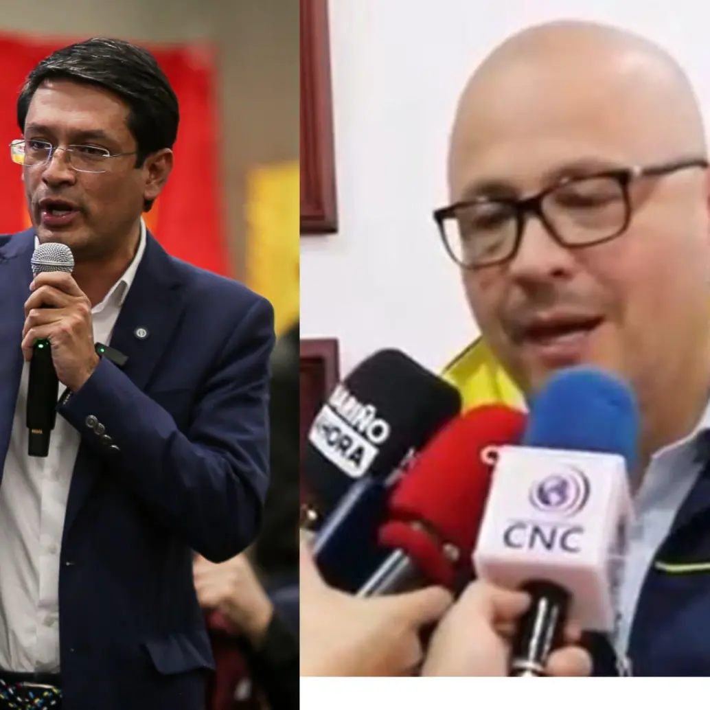 Camilo Romero exgobernador de Nariño y Pedro Rodríguez, exasesor de la UNGRD. FOTOS: Colprensa