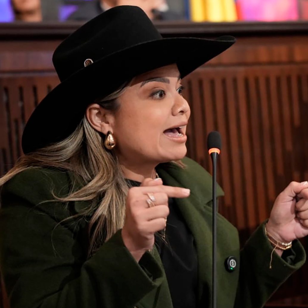 Garrido señala que el jefe de Estado “no ha dormido” tras su discurso. “Estoy segura que no me ha sacado de su mente. Soy su tormento. Le dolió y les dolió en el alma”, dice. <b><span class="mln_uppercase_mln"> </span></b>FOTO<b><span class="mln_uppercase_mln"> Cortesía</span></b>