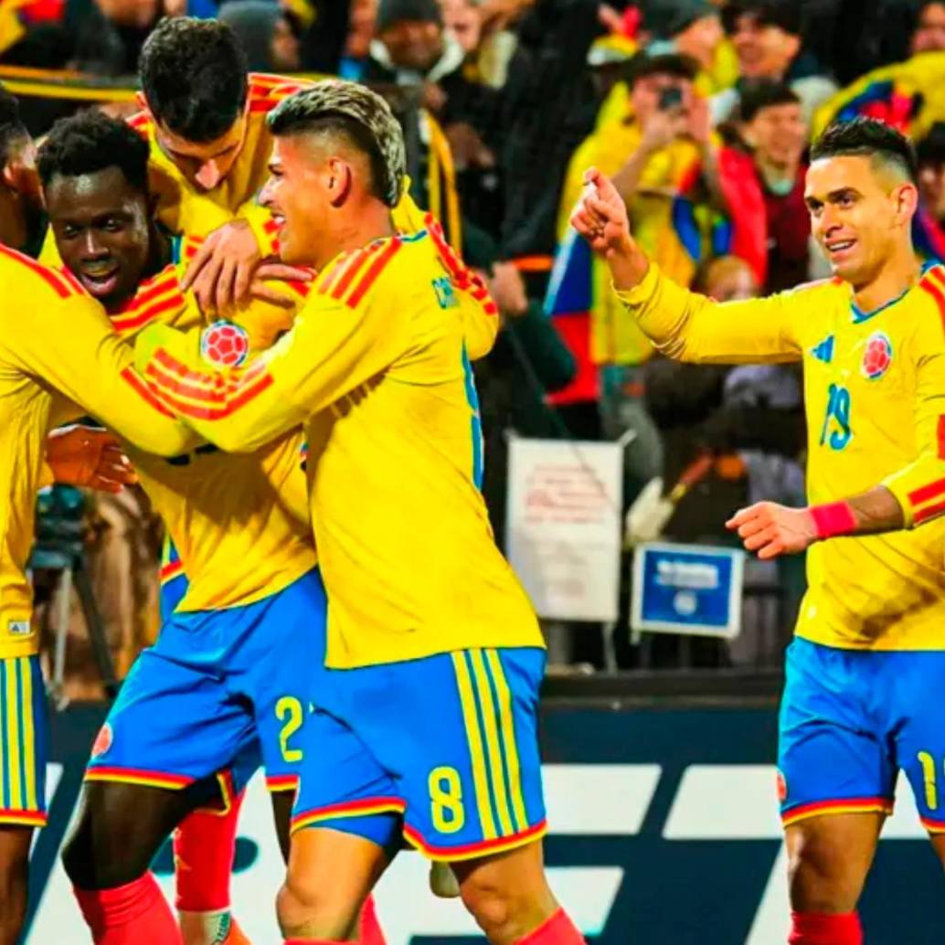 El seleccionado colombiano se ubica en el bombo 2, después de haber quedado en el puesto 13 del ranking Fifa. Foto: tomada del x de @FCFSeleccionCol