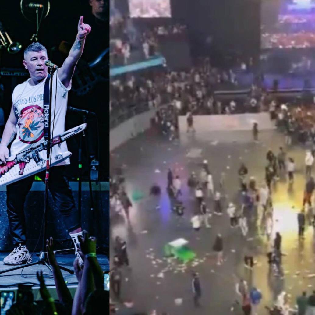 El vocalista de Damas Gratis, Pablo Lescano, lamentó lo sucedido en Bogotá. FOTOS: Tomada de redes sociales