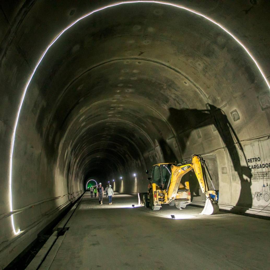 Las obras del Túnel del Toyo vuelven a quedar en vilo luego del anuncio realizado por la Gobernación de Antioquia en la noche de este miércoles. FOTO: CARLOS VELÁSQUEZ