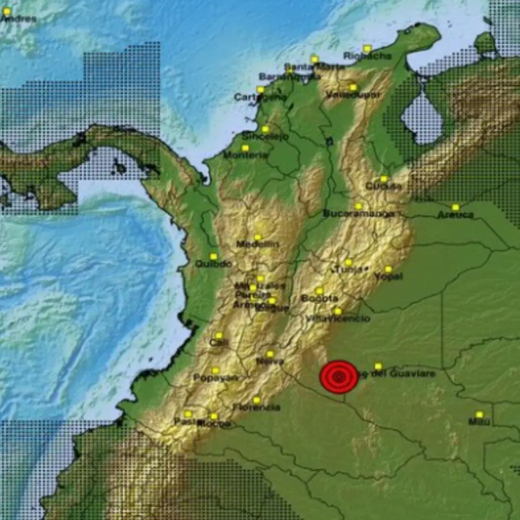 El movimiento sísmico tuvo epicentro en el departamento del Meta. Foto: SGC