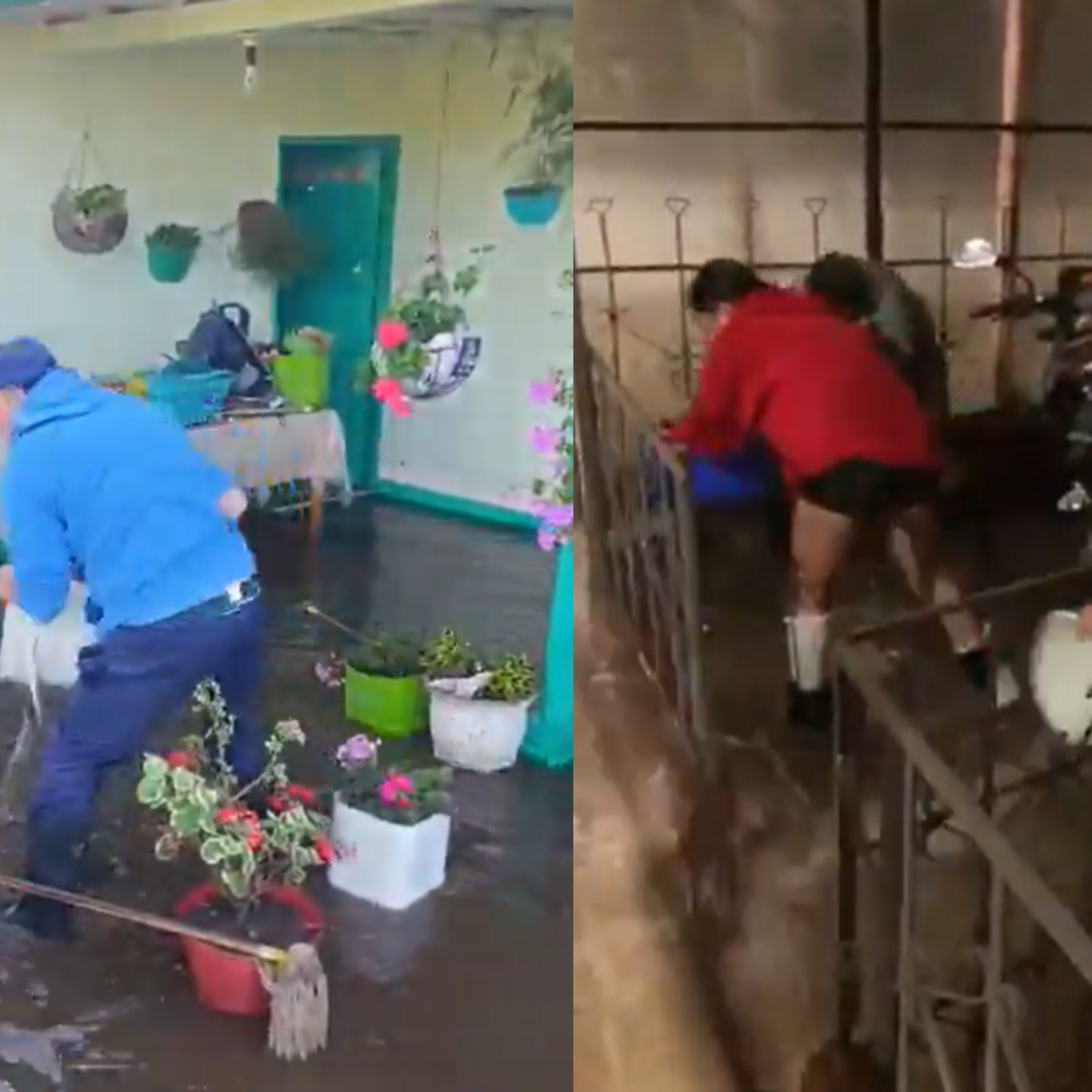 Lluvias causan desbordamientos e inundaciones en La Unión y El Carmen. FOTO: CAPTURA DE VIDEO