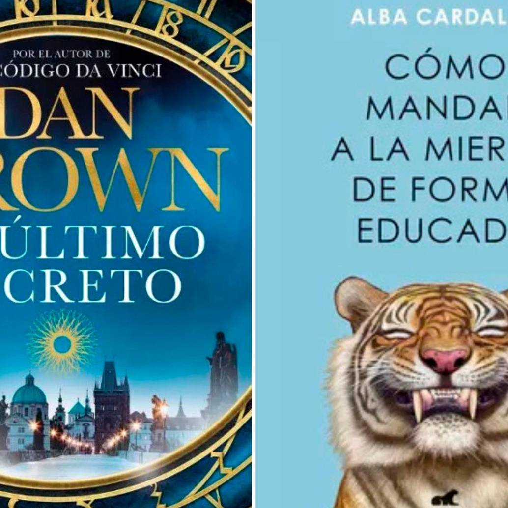 La novela de Brown y el libro de Cardalda fueron los títulos más comprados por los colombianos durante 2025. Foto: Cortesia