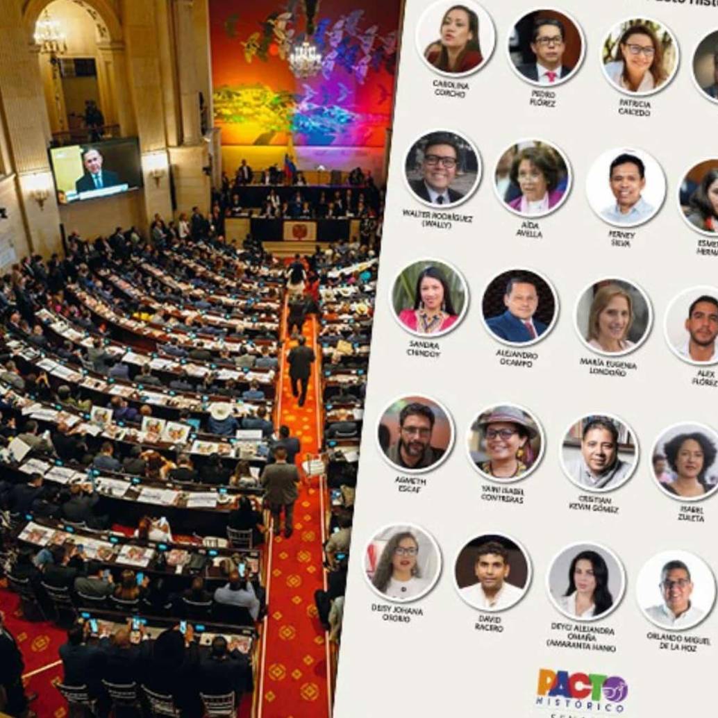 El Pacto Histórico tendrá 25 senadores para el periodo 2026-2030. Foto: Archivo.