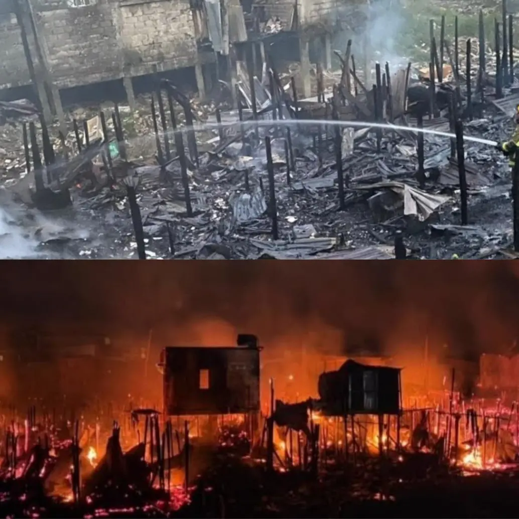 Incendio de gran magnitud dejó al menos 30 viviendas destruidas en Quibdó, Chocó. FOTO: Cortesíaa