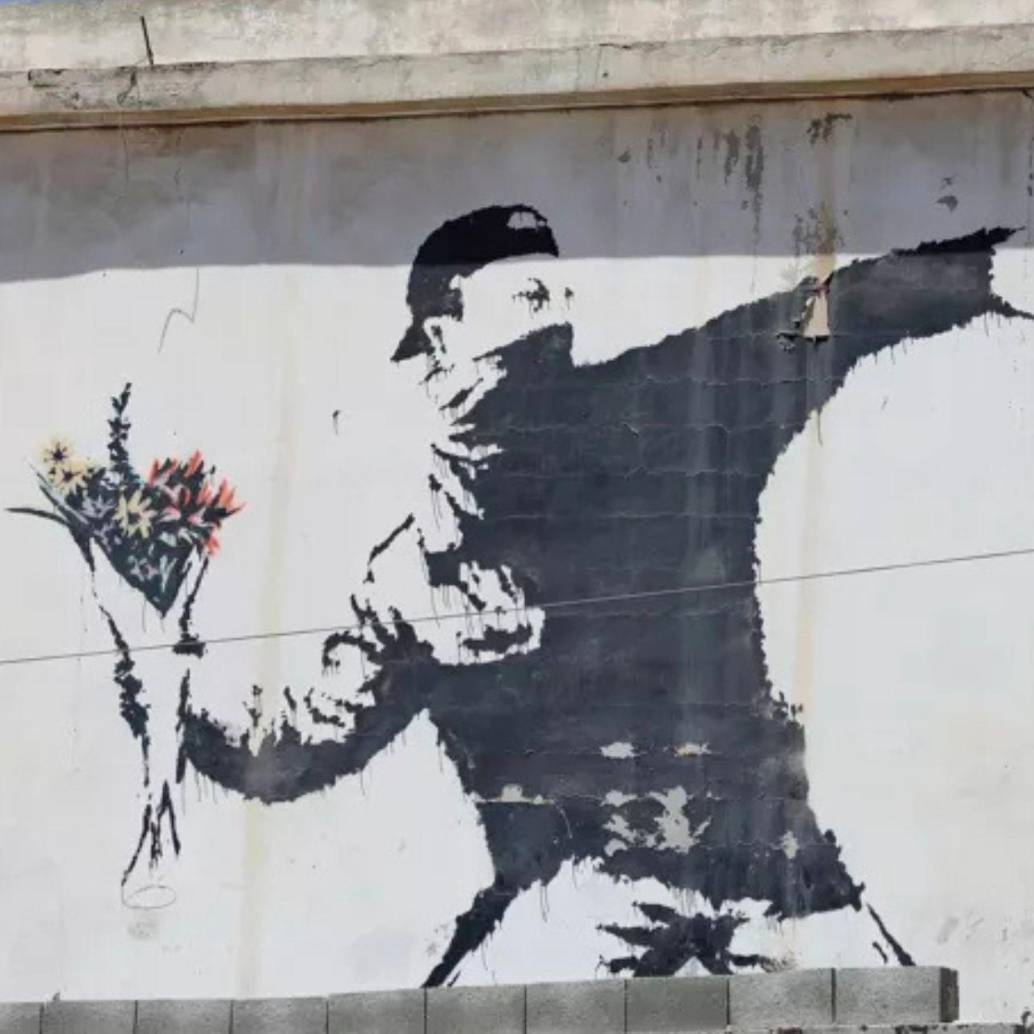 Las obras de Bansky han aparecido en diferentes lugares del mundo y se han cotizado muy bien en la bolsa. Foto: Getty.