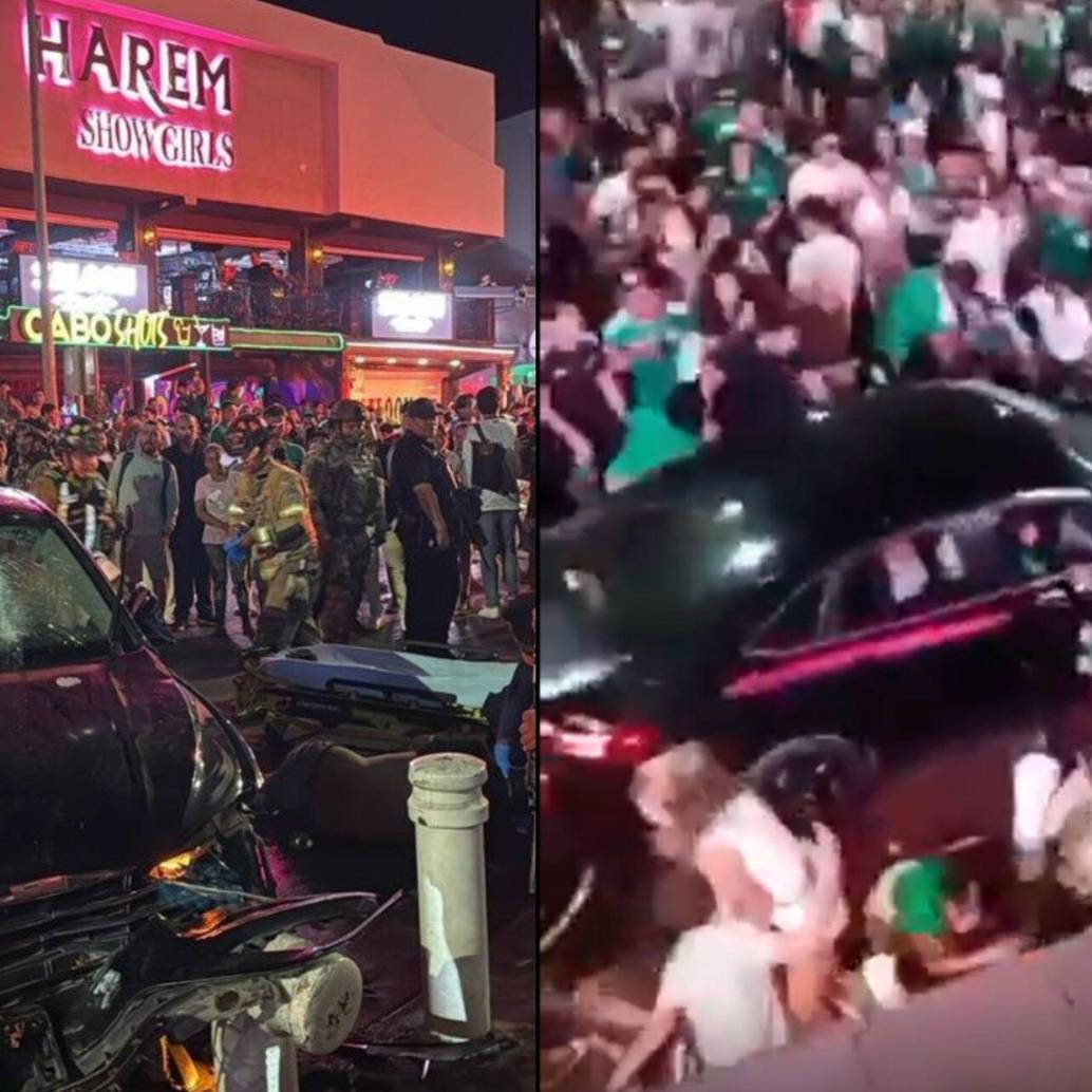 El conductor, al parecer en un ataque de nervios, embistió a 17 personas aproximadamente. Foto: Captura de video @lopezdoriga y @CorresponsalsMX