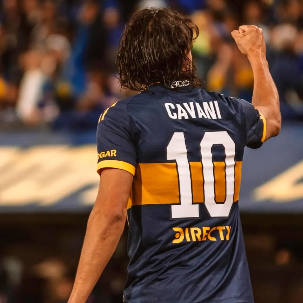 Edinson Cavani anotó 28 goles con Boca. FOTO: <b>X ECavaniOfficial</b>