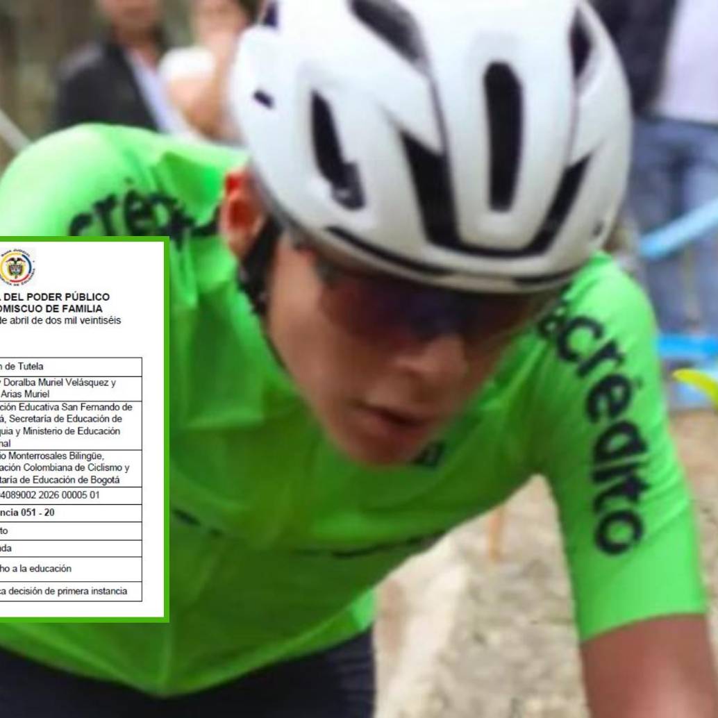 El joven ciclistas David Arias Muriel, quien quedó desescolarizado por una decisión de un plantel educativo. FOTO: Cortesía.