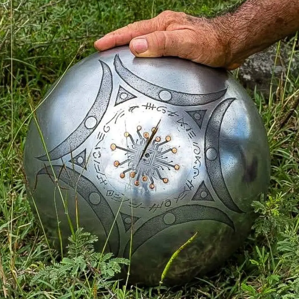 Esta fue la esfera encontrada. <b>FOTO:</b> Cortesía.