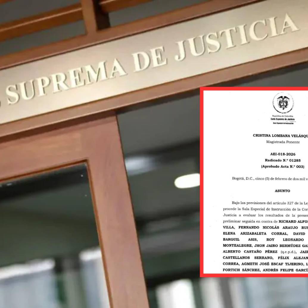 Fachada de la Corte Suprema de Justicia. Foto: Colprensa