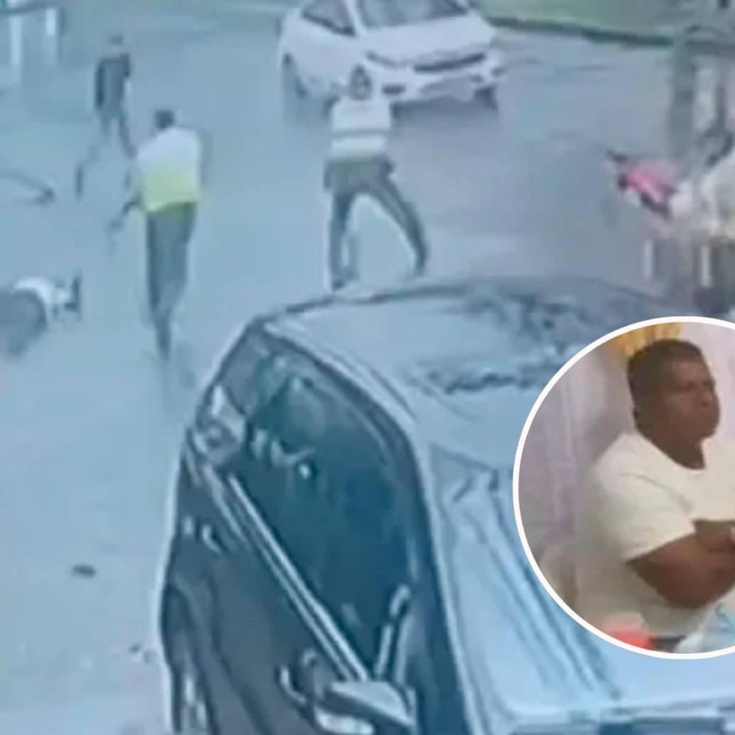 Norbey Olivares Rojas fue asesinado en medio de un ataque sicarial en Villavicencio, Meta. FOTOS: Capturas de video