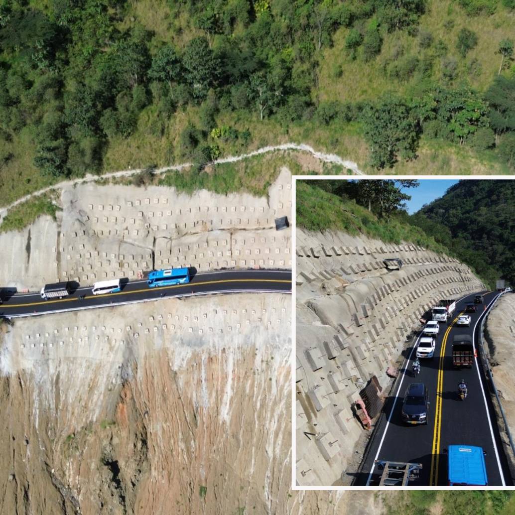 Así quedó la zona tras la intervención realizada por Covipacífico. FOTO: Cortesía