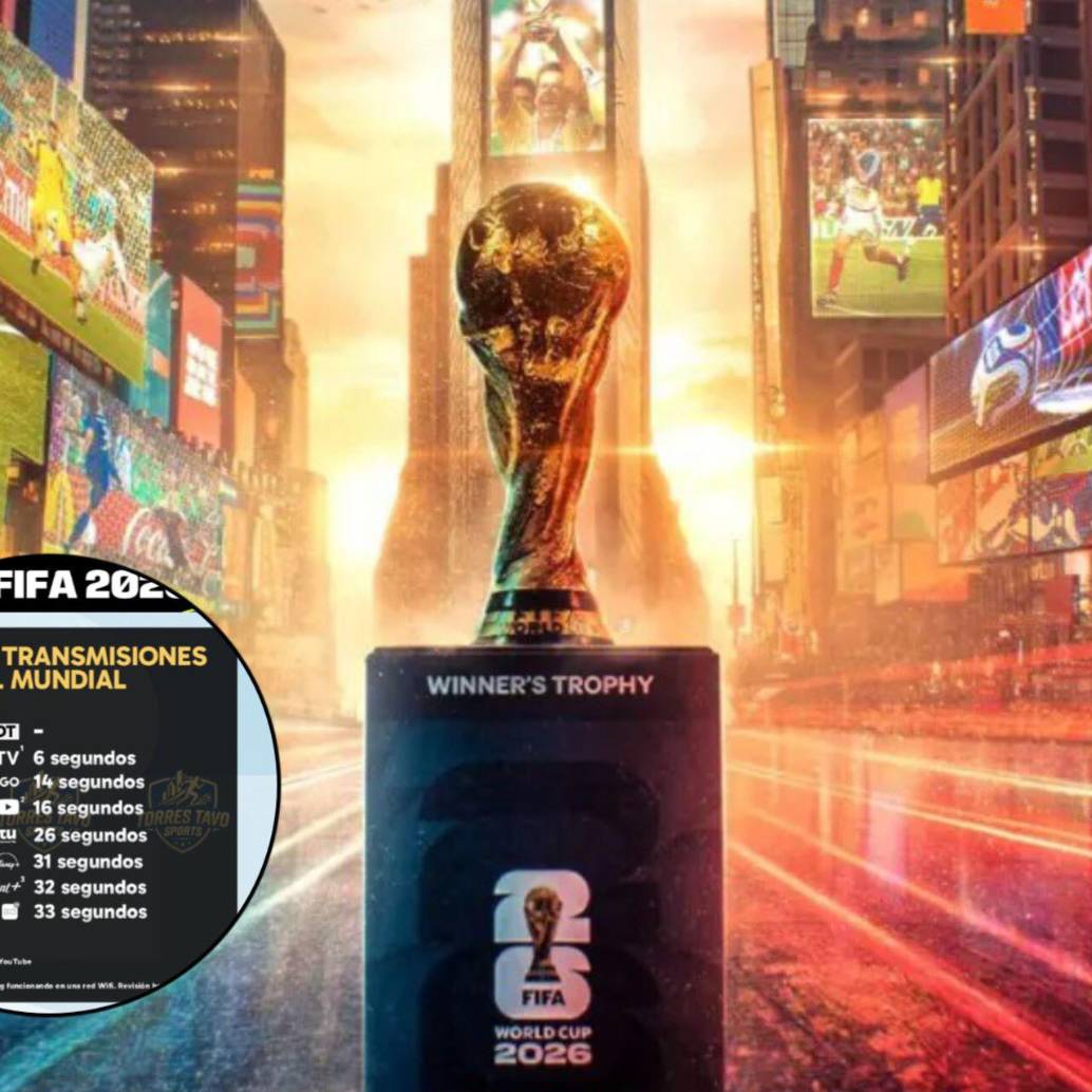 Entre la TDT y las plataformas de streaming puede haber una diferencia de hasta 33 segundos en las transmisiones de los partidos del Mundial. Fotos: Fifa y @TorresTavo