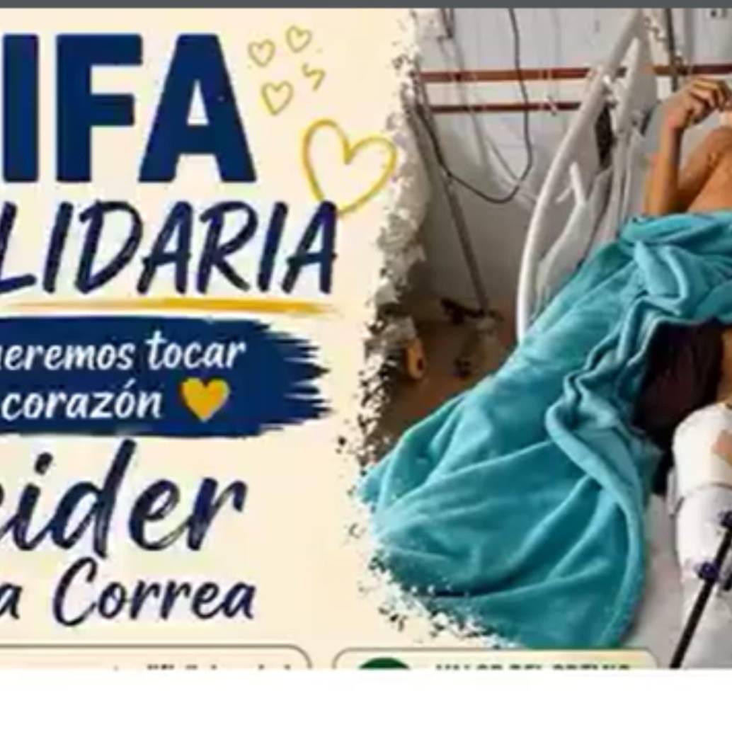 Breider Murcia Correa sufrió un accidente grave el pasado 16 de marzo. Foto: redes sociales.