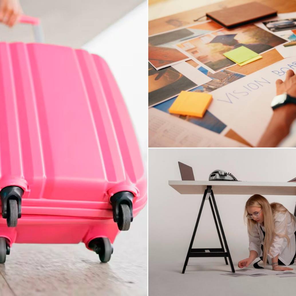 Dale la vuelta a la manzana con una maleta, un mapa de sueños o visualización y meterse debajo de una mesa a las 12 de la noche, son algunos de los rituales de Año Nuevo. FOTOS: Getty