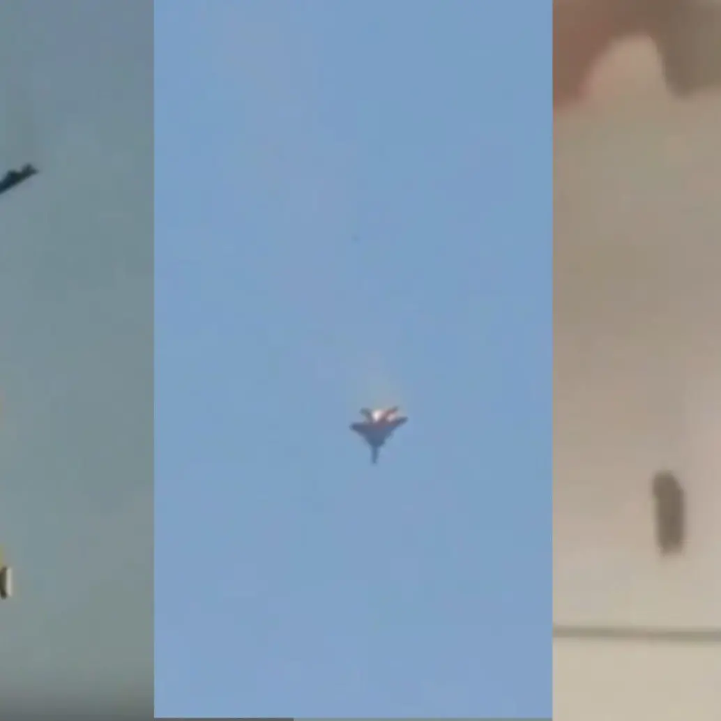 Tres cazas F-15 de Estados Unidos fueron derribados por Kuwait en medio de la tensión que se vive en Medio Oriente. Fotos: capturas de videos redes sociales 