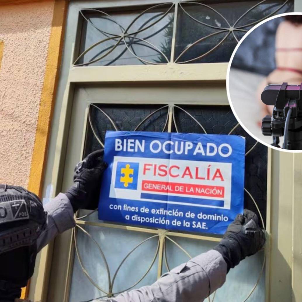 La casa ofrecía servicios de webcam, sin embargo, recibía a menores de edad que eran filmadas mientras abusaban de ellas. Fotos: Fiscalía y EL COLOMBIANO