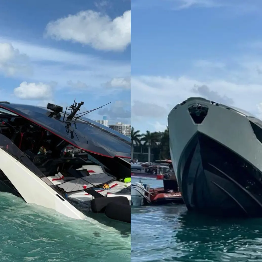 El incidente ocurrió en una de las zonas más transitadas por embarcaciones de Miami. Fotos: Guardia Costera