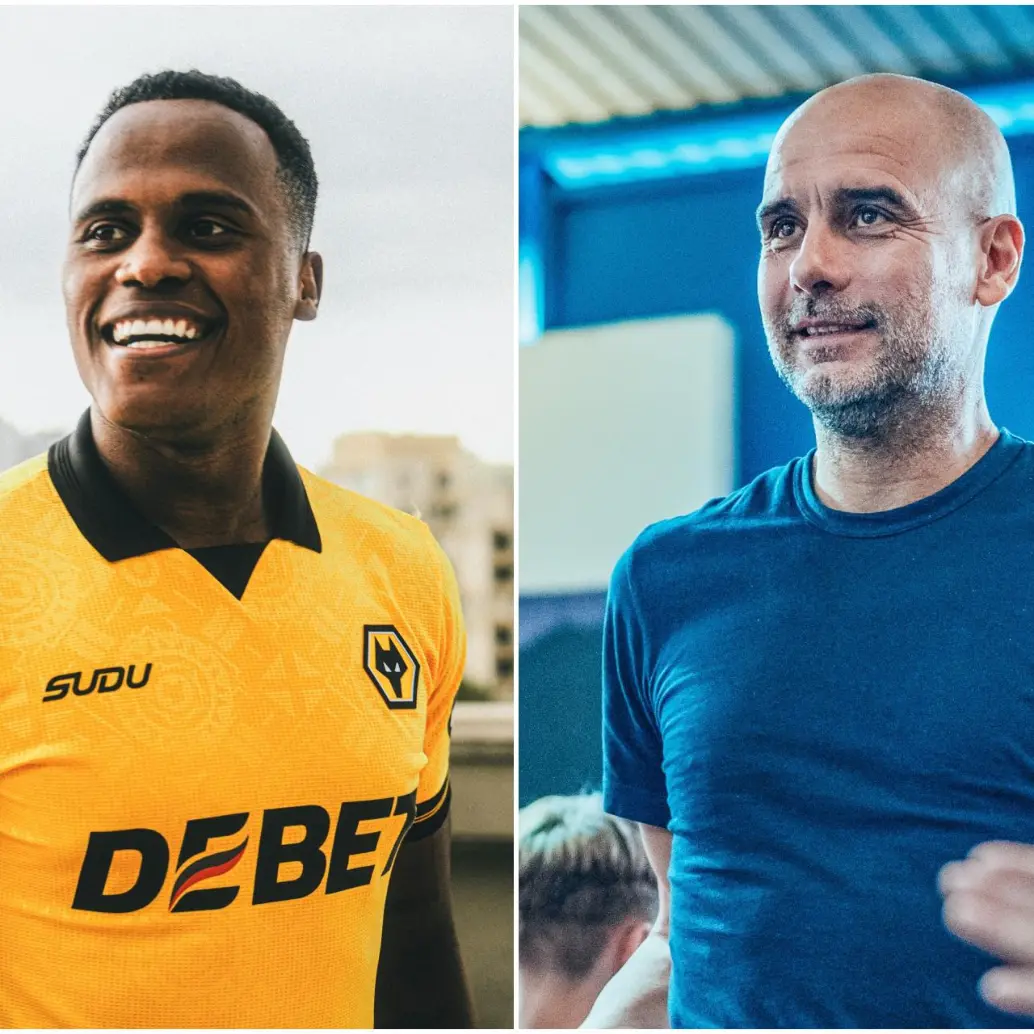 Jhon Arias llegó desde Fluminense como nuevo refuerzo del equipo inglés para esta temporada, en donde lucirá la camiseta número 10. FOTO: Redes sociales @Wolves y @ManCity