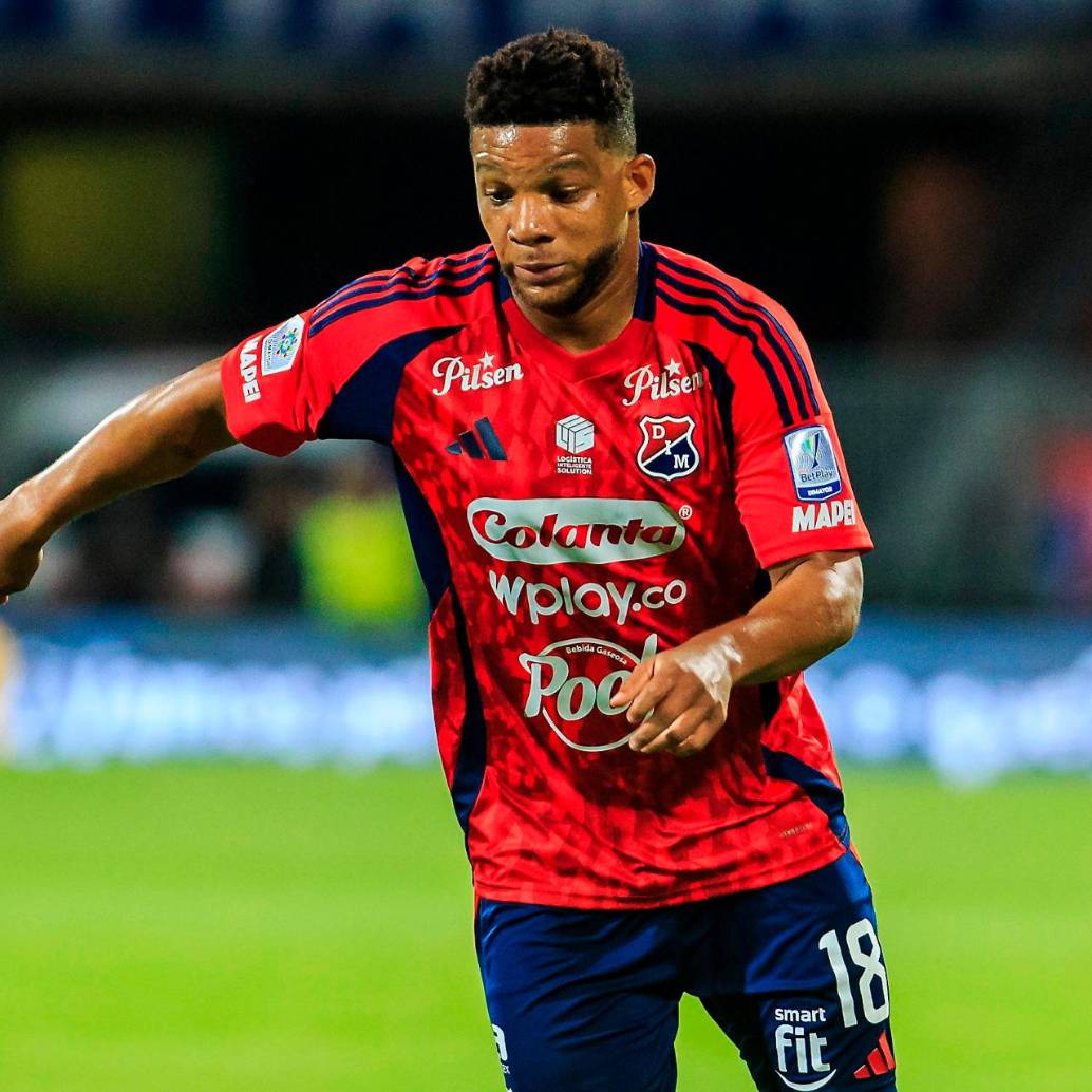 El lateral izquierdo Frank Fabra, que tiene 34 años, es una de las grandes figuras del Medellín. Foto: Camilo Suárez