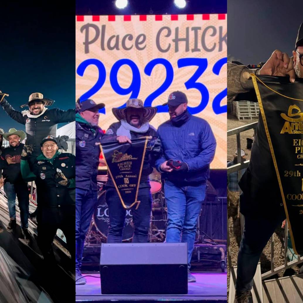 El equipo colombiano compitió en la categoría pollo del BBQ Cook-Off, una de las modalidades del San Antonio Stock Show &amp; Rodeo. FOTOS Cortesía Instagram @parrillerosaficionados