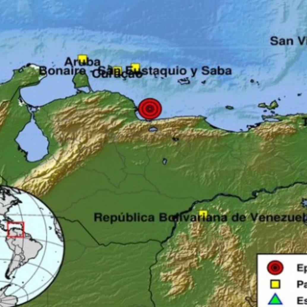 El sismo ocurrió a las 5:04 p. m. hora de Colombia y tuvo como epicentro el estado de Lara. Foto: tomada de @sgcol