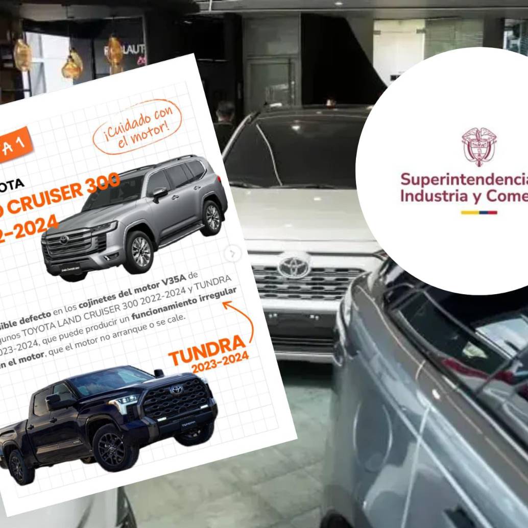 La Superindustria emitió una alerta para propietarios de vehículos Toyota y Volvo por fallas que podrían comprometer la seguridad. Estas son las referencias que deberán ser revisadas sin costo. Foto: El Colombiano / redes sociales SIC