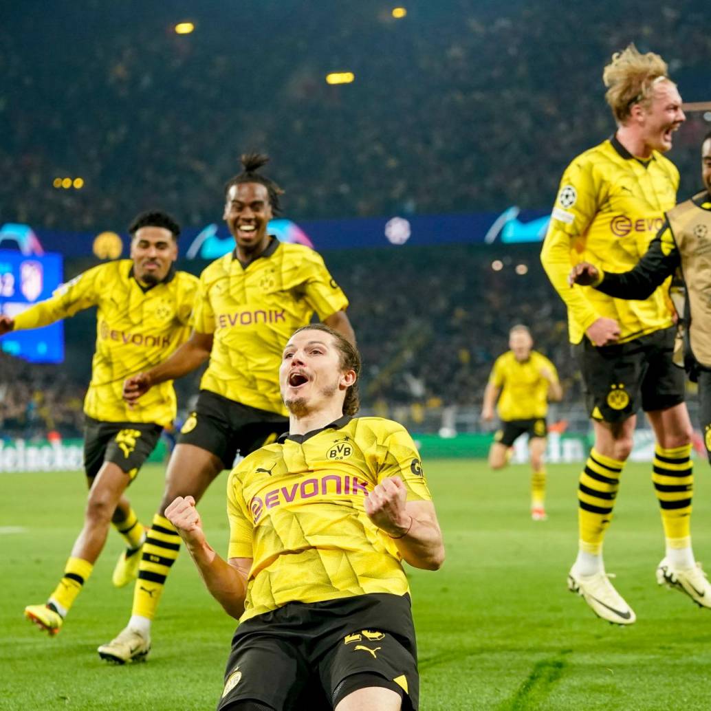 El delantero alemán del Borussia Dortmund Niclas Fullkrug marcó el gol del empate en la serie. FOTO: GETTY