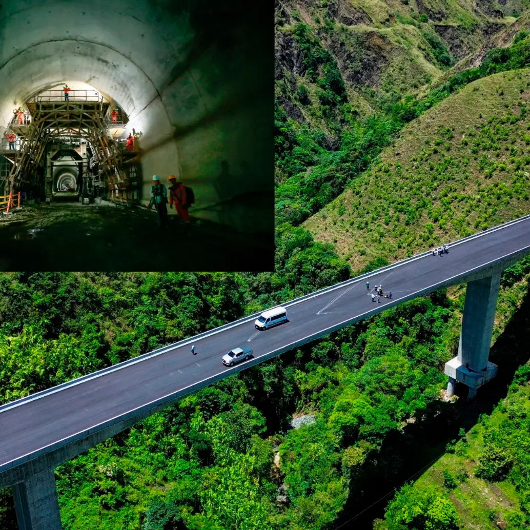 La conexión del Toyo comprende un túnel de 9,74 kilómetros y una vía nueva entre Santa Fe de Antioquia y Giraldo. FOTOS CAMILO SUÁREZ ECHEVERRI